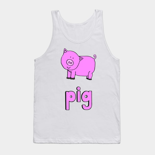 This is a PIG Tank Top by roobixshoe